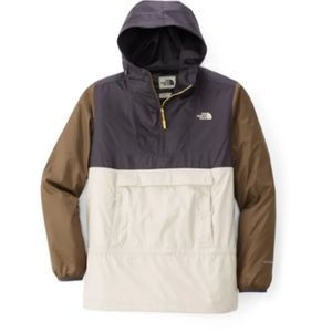 The North Face Fanorak Quarter Zip Color Block Windbreaker